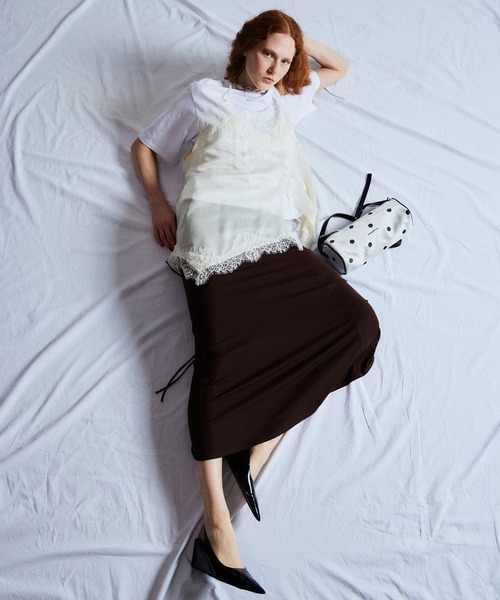 maison specialレースドッキングシャツ MAISON SPECIAL（メゾンスペシャル）の「Lace Docking Shirt/レース