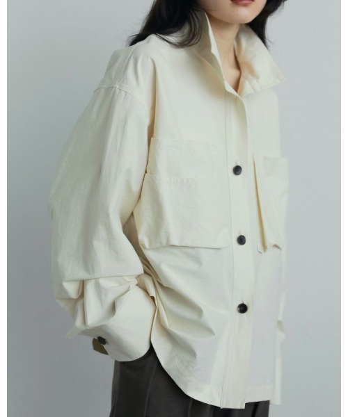 まる anuke 新作　シャツ　スタンドカラー まる様専用 anuke 新作 シャツ スタンドカラー anuke 新作 シャツ