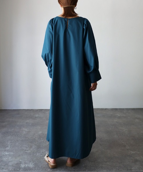 「Riberry」 長袖ワンピース MEDIUM ブラック レディース_画像5