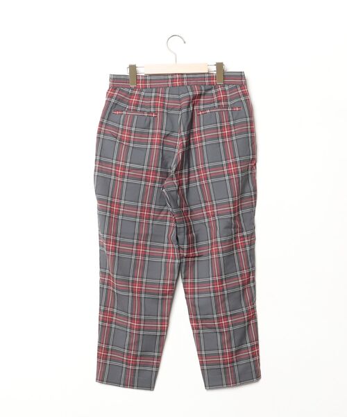 「VAINL ARCHIVE」 チェック柄パンツ S グレー メンズ_画像2