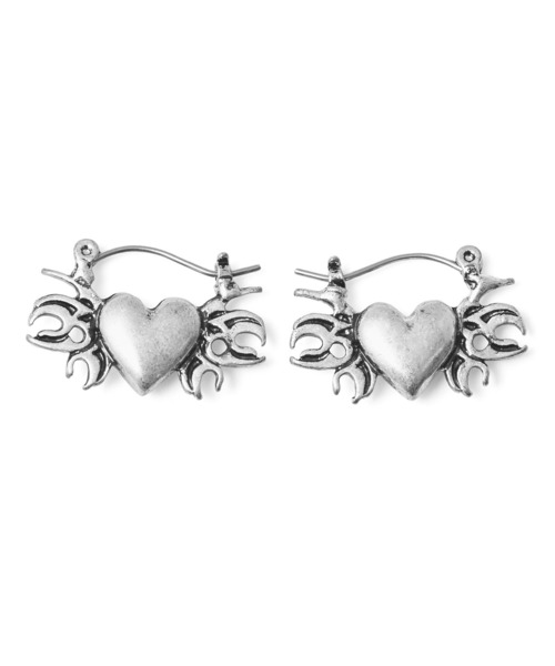 X-girl（エックスガール） ピアス TRIBAL HEART CHARM EARRINGS