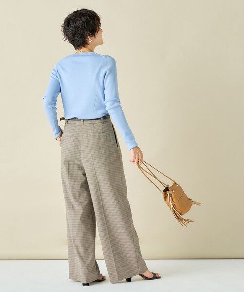 「NOLLEY'S」 長袖ニット 38 チャコールグレー レディース_画像5