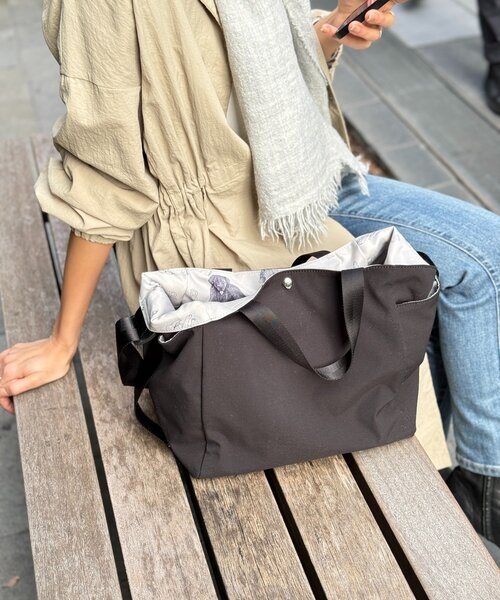 BEARDSLEY（ビアズリー） トートバッグ DogプリントBAG レディース