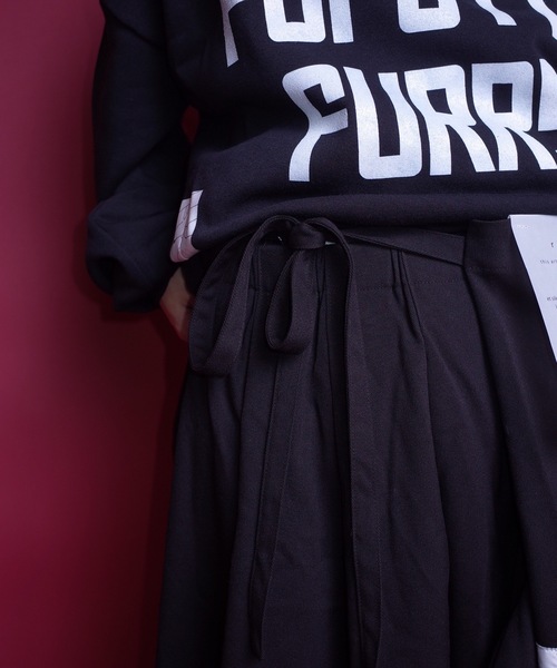 「rovtski」 サルエルパンツ FREE ブラック メンズ_画像7