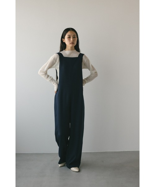 STYLEMIXER」 オーバーオール SMALL ネイビー レディース ペプラム