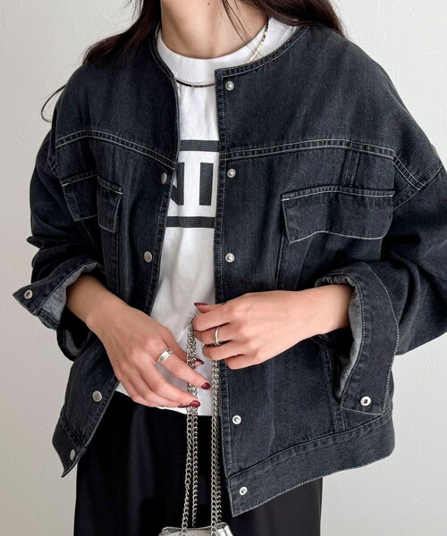 fredy emue（フレディエミュ） ジャケット ノーカラージャケット