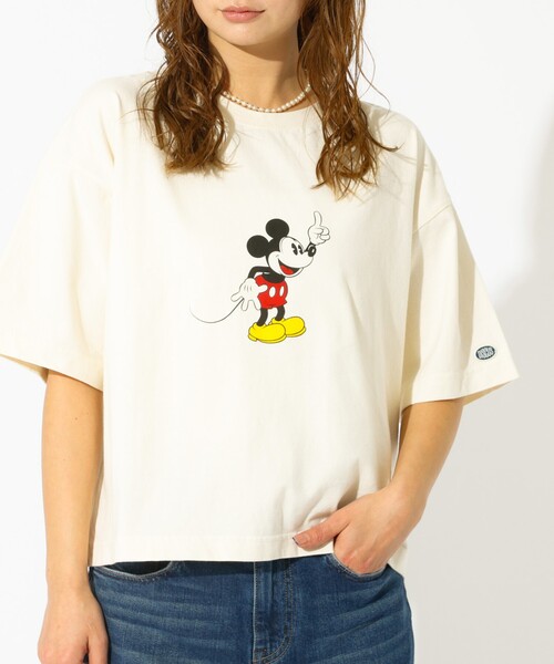DISCUS tシャツ 半袖 「DISCUS/ディスカス」DISCUS×Disneyコラボ T