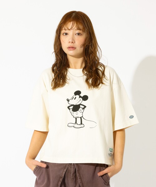 DISCUS tシャツ 半袖 「DISCUS/ディスカス」DISCUS×Disneyコラボ T
