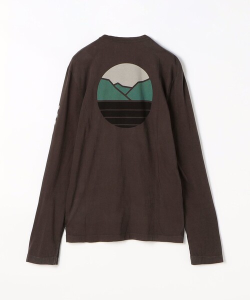 「JAMES PERSE」 長袖Tシャツ 2 オレンジ メンズ_画像2