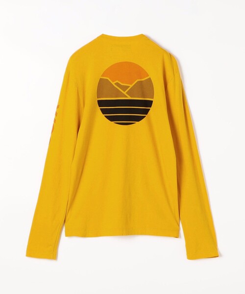 「JAMES PERSE」 長袖Tシャツ 2 オレンジ メンズ_画像4