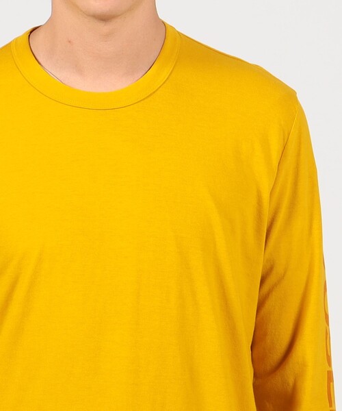 「JAMES PERSE」 長袖Tシャツ 2 オレンジ メンズ_画像8