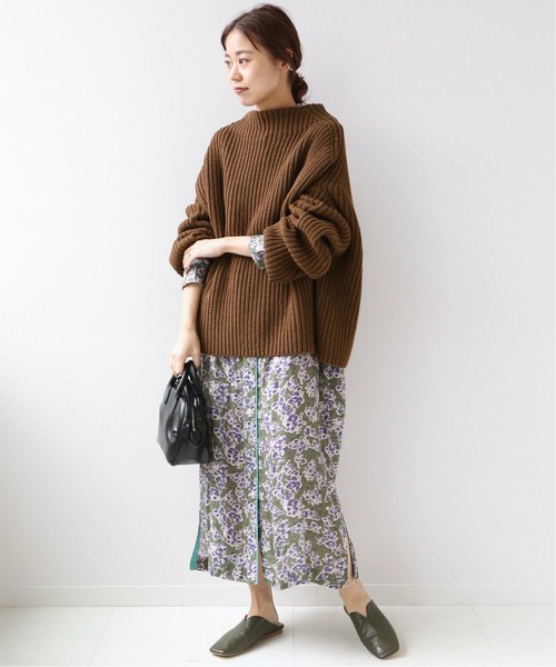 「JOURNAL STANDARD relume」 長袖ニット FREE ベージュ レディース_画像2