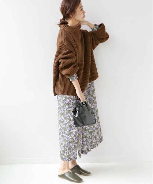 「JOURNAL STANDARD relume」 長袖ニット FREE ベージュ レディース_画像4
