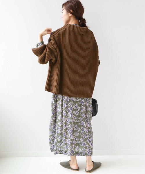 「JOURNAL STANDARD relume」 長袖ニット FREE ベージュ レディース_画像5
