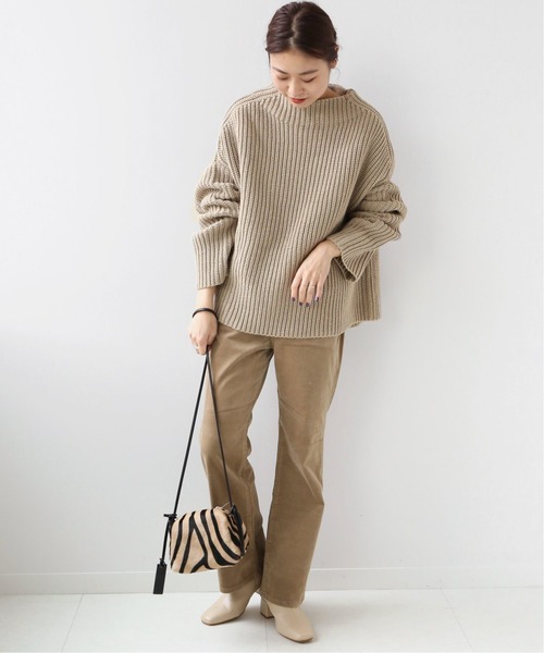 「JOURNAL STANDARD relume」 長袖ニット FREE ベージュ レディース_画像6