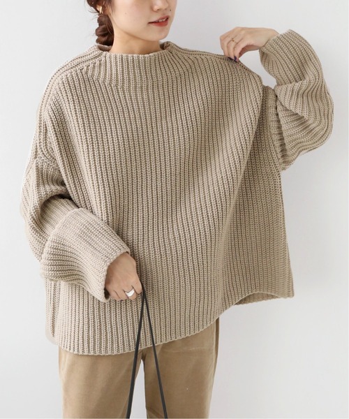 「JOURNAL STANDARD relume」 長袖ニット FREE ベージュ レディース_画像8