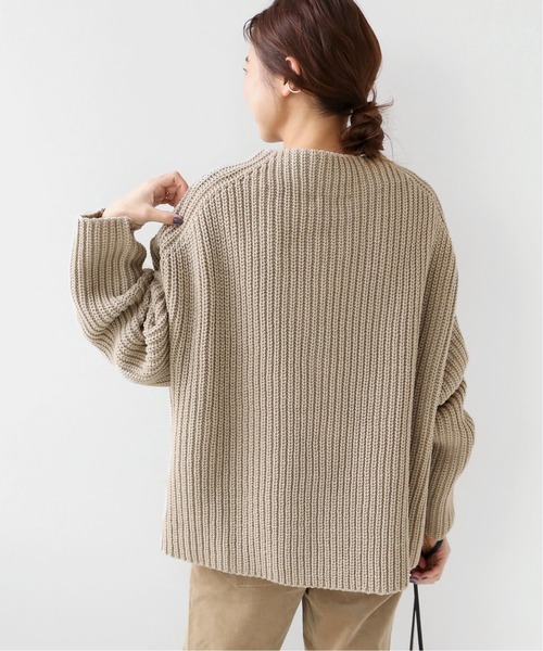 「JOURNAL STANDARD relume」 長袖ニット FREE ベージュ レディース_画像9