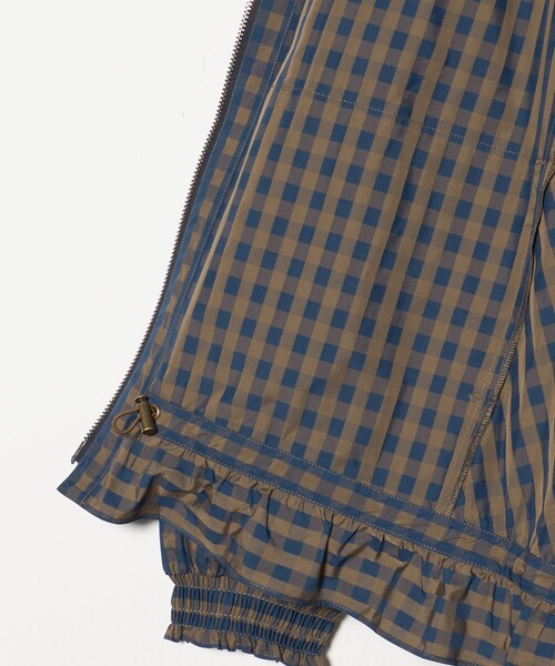 ユナイテッドアローズ　マリリンムーン　ギンガムプリーツフリルブルゾン 再入荷】gingham check pleats frill blouson – MARILYN MOON OFFICIAL