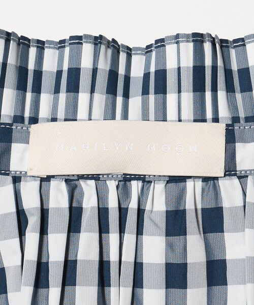 ユナイテッドアローズ　マリリンムーン　ギンガムプリーツフリルブルゾン 再入荷】gingham check pleats frill blouson – MARILYN MOON OFFICIAL