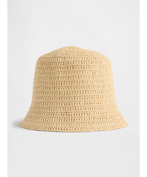 GAP（ギャップ） 帽子 ハット レディース ストロー バケットハット