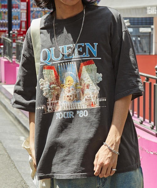 「MONO-MART」 「retock's」半袖Tシャツ M グレー メンズ_画像2