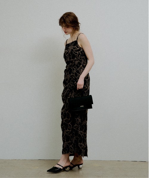ドレス Jacquard cami drape dressの画像