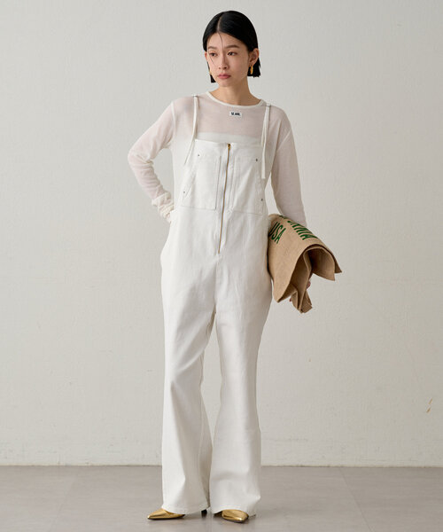 「LOUNGEDRESS」 オーバーオール MEDIUM ブラック レディースの画像