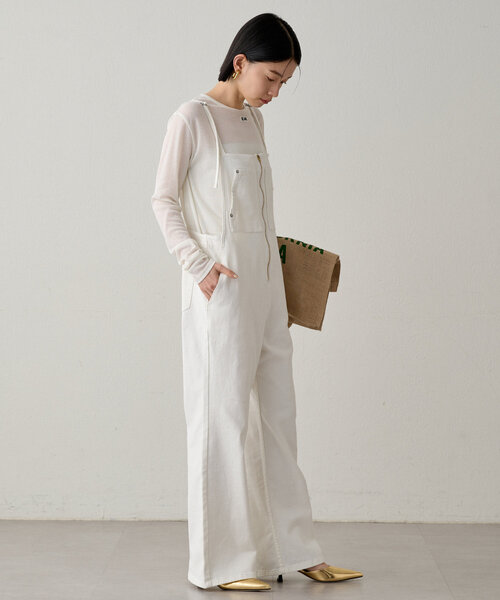 「LOUNGEDRESS」 オーバーオール MEDIUM ブラック レディースの画像