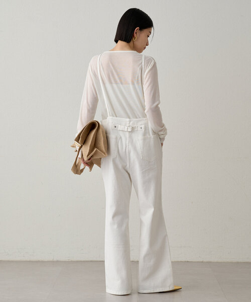 「LOUNGEDRESS」 オーバーオール MEDIUM ブラック レディースの画像