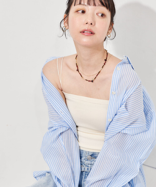 FREAK'S STORE（フリークスストア） キャミソール フラットカップ付き