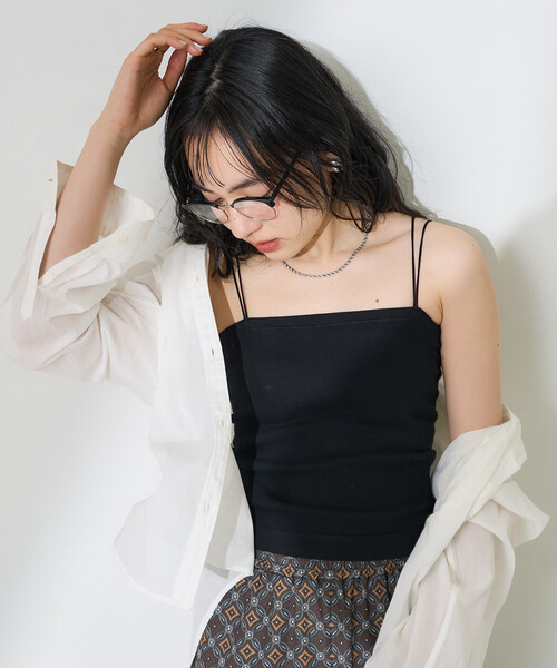 FREAK'S STORE（フリークスストア） キャミソール フラットカップ付き