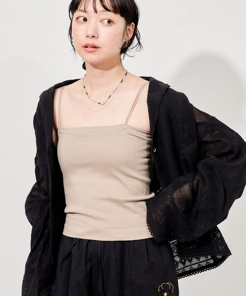 FREAK'S STORE（フリークスストア） キャミソール フラットカップ付き