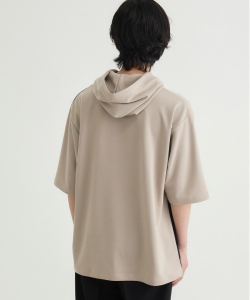 Right-on（ライトオン） tシャツ PLUS ONE(プラスワン)ポンチ切替5分