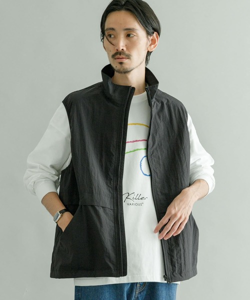 「URBAN RESEARCH」 ベスト LARGE グレー メンズ_画像3