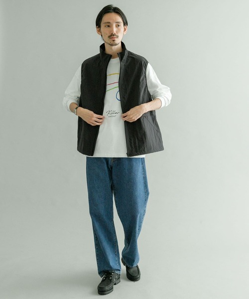 「URBAN RESEARCH」 ベスト LARGE グレー メンズ_画像5