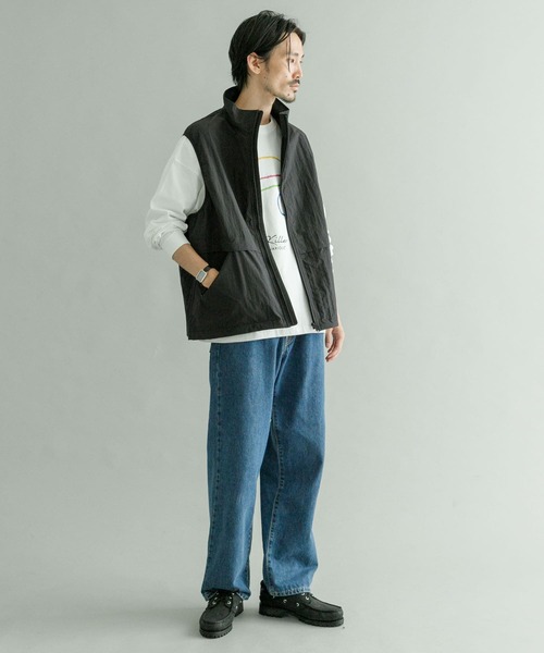 「URBAN RESEARCH」 ベスト LARGE グレー メンズ_画像6
