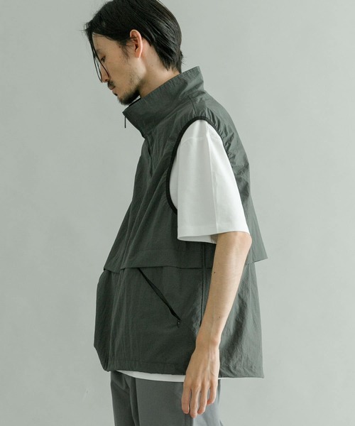 「URBAN RESEARCH」 ベスト LARGE グレー メンズ_画像8