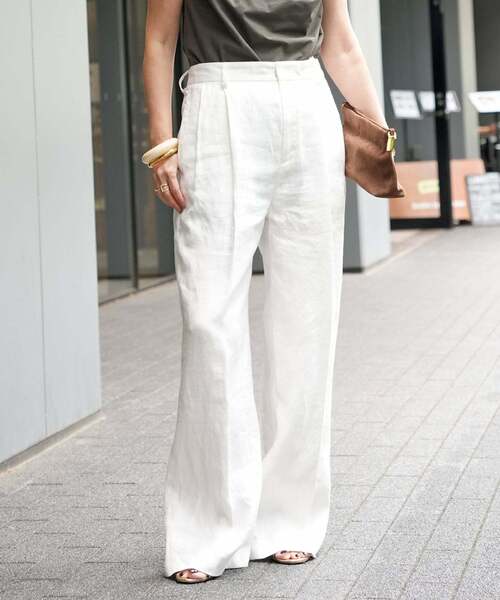 新品タグ付き Deuxiemeclasse ドゥーズィエムクラス パンツ Deuxieme Classe（ドゥーズィエムクラス） スラックス パンツ *OGLINEN