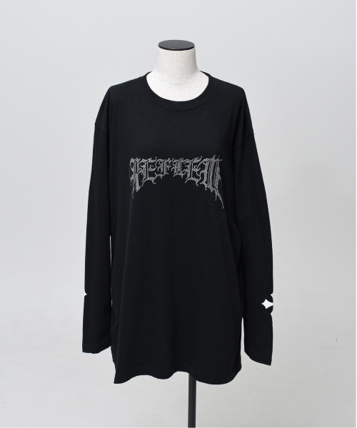 【廃版】REFLEM レフレム 長袖 カットソー ロンT REFLEM（レフレム） 長袖カットソー FREE ブラック×レッド レディース
