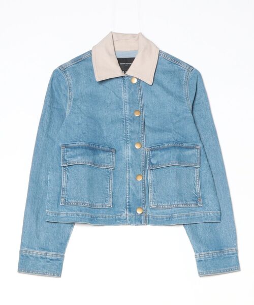 デニムジャケット gジャン BANANA REPUBLIC FACTORY STORE　　デニム バーン ジャケット レディースの画像