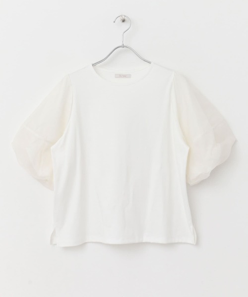 「F by ROSSO」 半袖Tシャツ FREE オフホワイト レディース_画像9