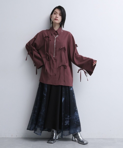 「HARE」 長袖シャツ FREE ブラック レディース_画像5