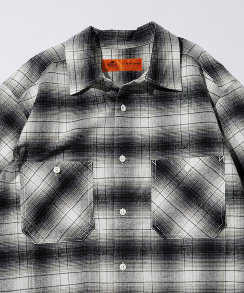 「RED KAP」 長袖シャツ MEDIUM ブラウン メンズ_画像4