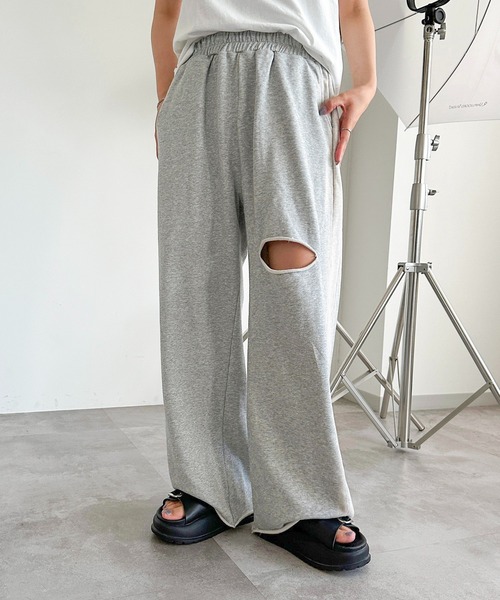 「apres jour mignon」 スウェットパンツ SMALL グレー レディース_画像2