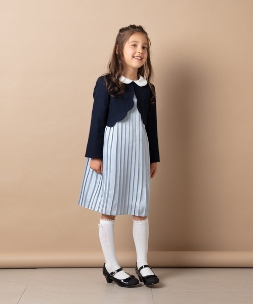 「a.v.v」 「KIDS」半袖ワンピース 130 ライトブルー キッズ_画像7