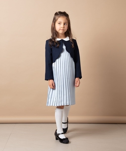 「a.v.v」 「KIDS」半袖ワンピース 130 ライトブルー キッズ_画像8