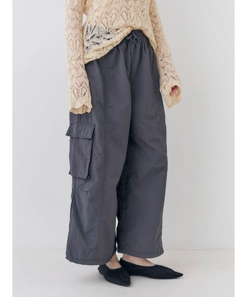 ワイドパンツ パンツ ルーズシルエットミリタリーパンツ レディース | Ungrid | 05