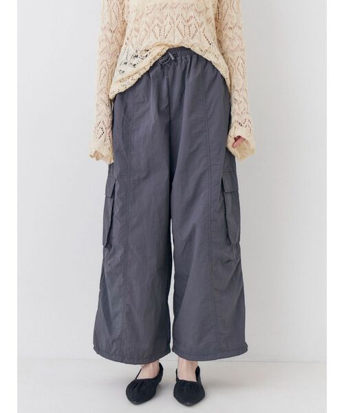 ワイドパンツ パンツ ルーズシルエットミリタリーパンツ レディース | Ungrid | 06