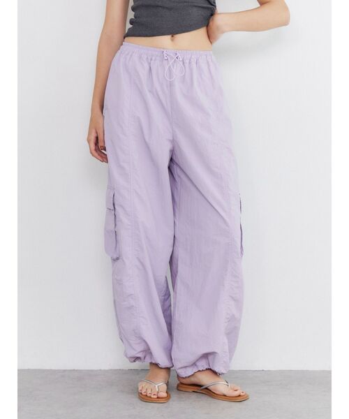 ワイドパンツ パンツ ルーズシルエットミリタリーパンツ レディース | Ungrid | 18