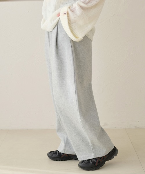「apres jour clair」 スウェットパンツ SMALL アイボリー レディース_画像3